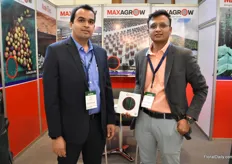 Parth Nagri and Jay Siyanee from Shri Ambico Polymer where also present at the show to promote their brand MAX Agrow which contains all kinds of woven nettings, groundcovers and planter bags.